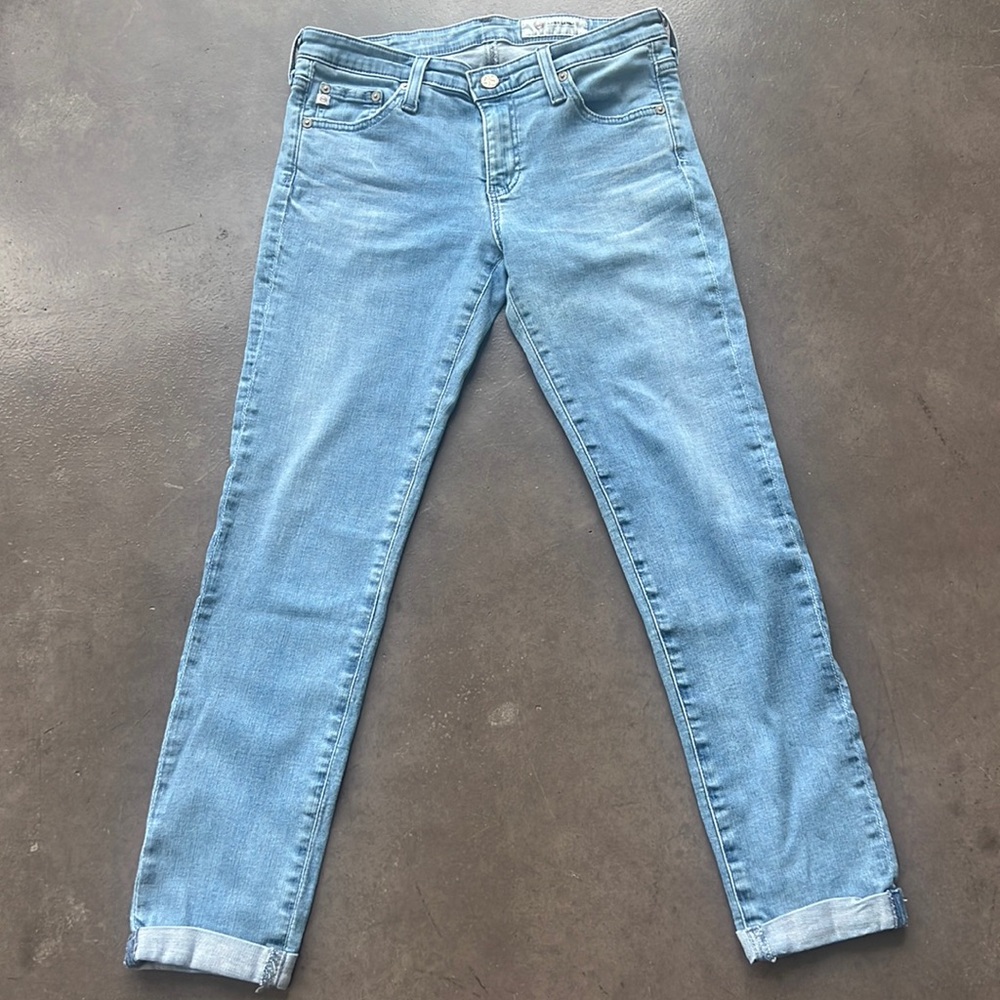 Everyday AG roll up denim. Nice wash,  stretch and easy toss on.